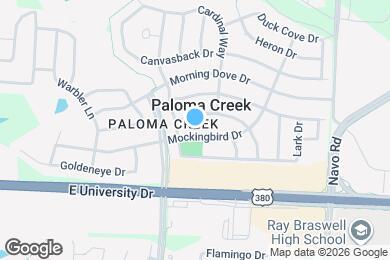 Map image of the property - 1409 Mockingbird Dr