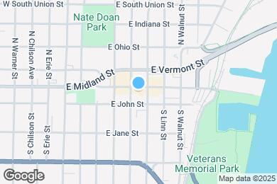 Map image of the property - 506 E Midland St