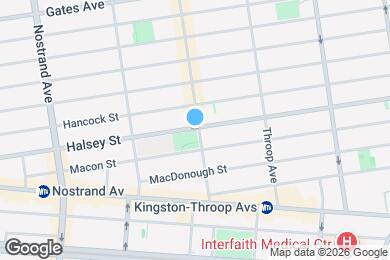 Map image of the property - 258 Halsey St