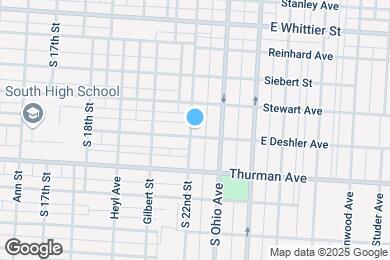 Map image of the property - 1206 S 22nd St