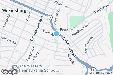 Map image of the property - 1166 South Ave