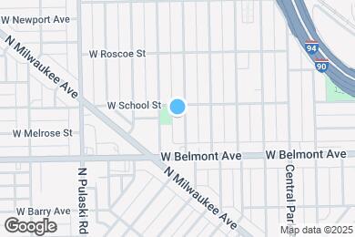 Map image of the property - 3244 N Hamlin Ave