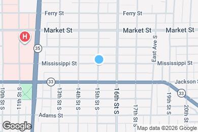 Map image of the property - 1506 Mississippi St