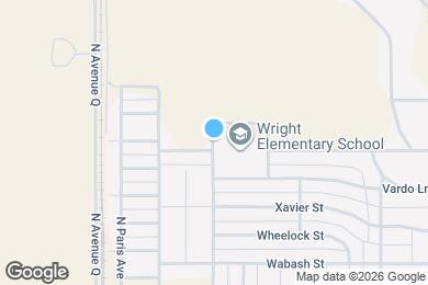 Map image of the property - 2508 N Avenue P