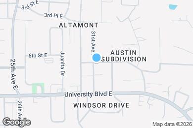 Map image of the property - 703 31st Ave E