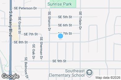 Map image of the property - 418 SE 8th St