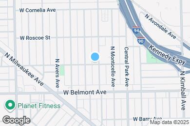 Map image of the property - 3707 W School St