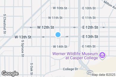 Map image of the property - 205 W 13th St