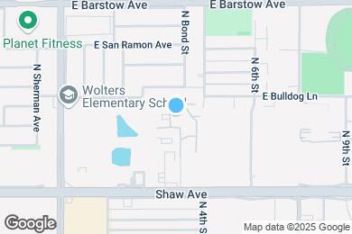 Map image of the property - 1250 E Shaw Ave
