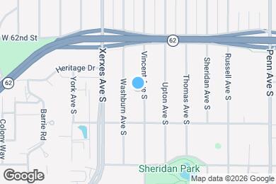 Map image of the property - 6310 Vincent Ave S