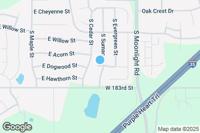 Map image of the property - 804 S Sumac St