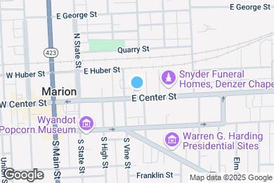 Map image of the property - 288 E Center St