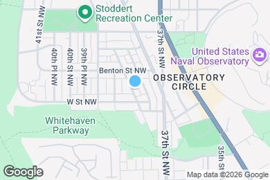 Map image of the property - 2317 Huidekoper Pl NW