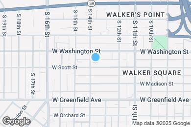 Map image of the property - 1326 W Scott St