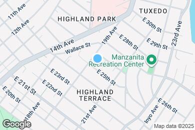 Map image of the property - 1920 E 25th St