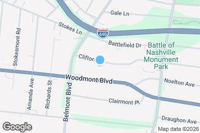 Map image of the property - 1417 Clifton Ln