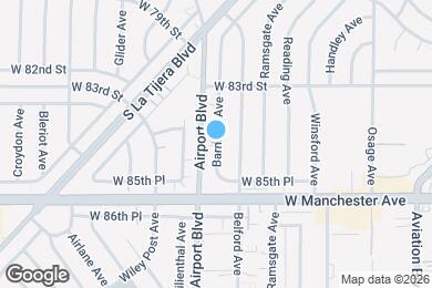 Map image of the property - 8423 Barnsley Ave