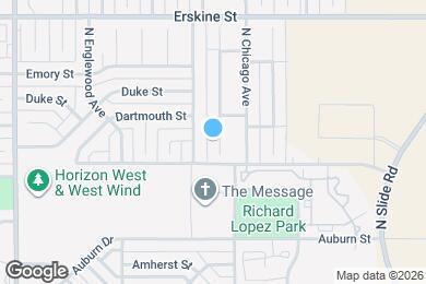 Map image of the property - 307 N Clinton Ave