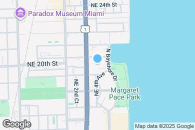 Map image of the property - 2001 S Biscayne Blvd