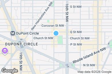 Map image of the property - 1521 17th St NW