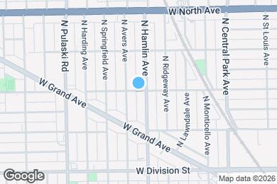 Map image of the property - 3811 W Hirsch St