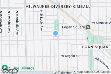 Map image of the property - 2606 N Kimball Ave