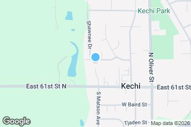 Map image of the property - 405 Cherokee Dr
