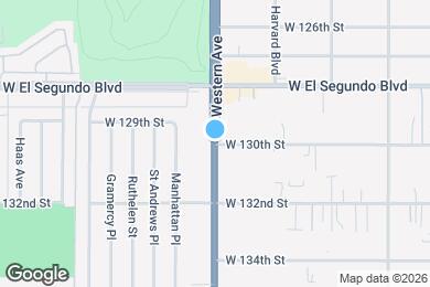 Map image of the property - 4342 W 130th St