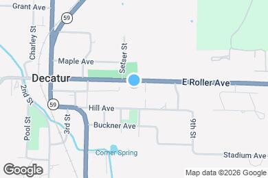 Map image of the property - 583 E Roller Ave