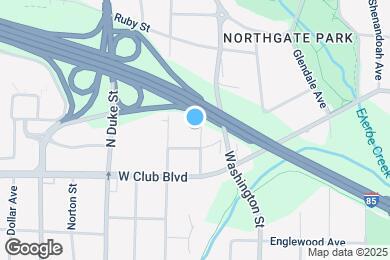 Map image of the property - 1613 Dexter St