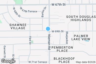 Map image of the property - 11105 W 69th St