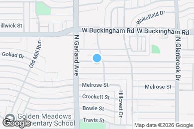 Map image of the property - 1206 Bandera Ln