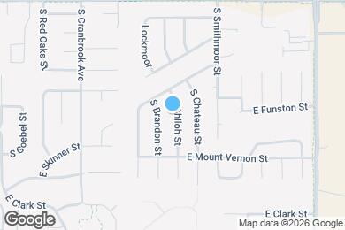 Map image of the property - 1823 S Shiloh St