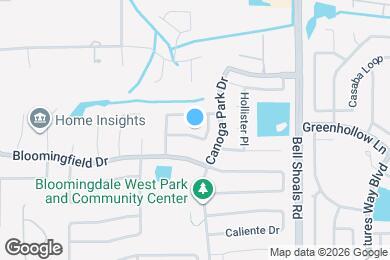 Map image of the property - 610 Oakmoss Dr