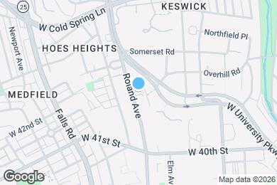 Map image of the property - 4135 Roland Ave