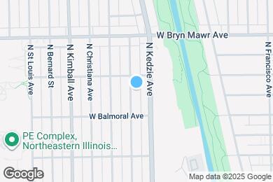 Map image of the property - 5437 N Sawyer Ave