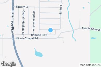 Map image of the property - 1380 Brigade Blvd