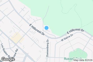 Map image of the property - 3055 E Hillcrest Dr