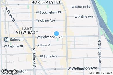 Map image of the property - 653 W Belmont