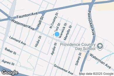 Map image of the property - 446 Waterman Ave