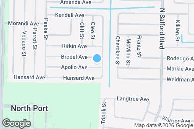 Map image of the property - 4254 Apollo Ave