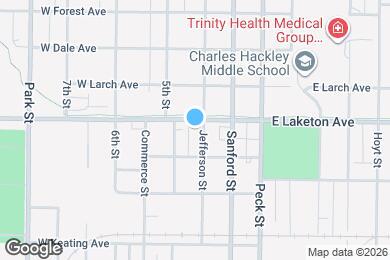 Map image of the property - 1817 Jefferson St