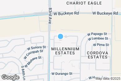 Map image of the property - 8218 W Lumbee St