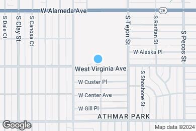 Map image of the property - Powderhorn Apartments