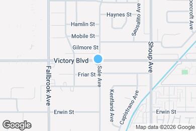 Map image of the property - 22602 Victory Blvd
