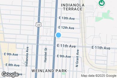Map image of the property - 313-315 Chittenden Ave