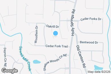 Map image of the property - 2194 Oakrill Ct