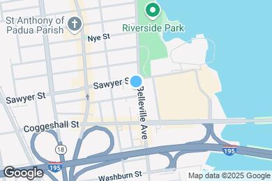 Map image of the property - 199 Belleville Ave
