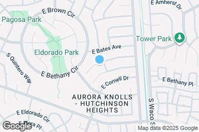 Map image of the property - 17772 E Bethany Dr