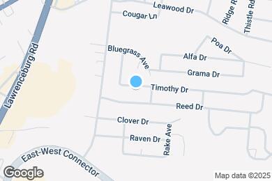 Map image of the property - 709 Timothy Dr
